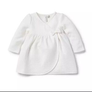 Baby Jet Ivory Baby Wrap Dress by Janie and Jack